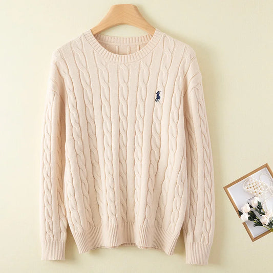 Cable Knit Sweater | Goldie