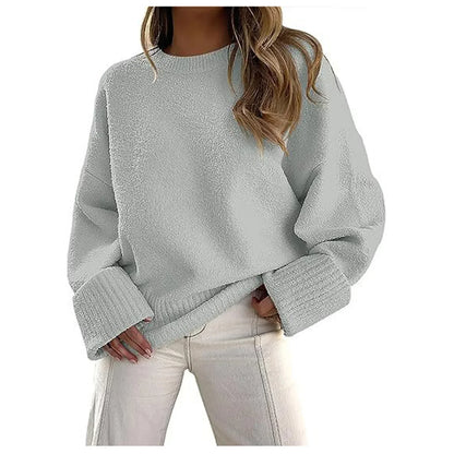 Women Cozy Oversized Textured Sweater | Yasmin