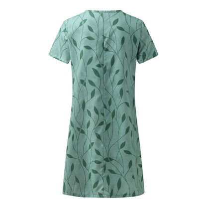 Elegant Summer V-Neck Dress | Sarah