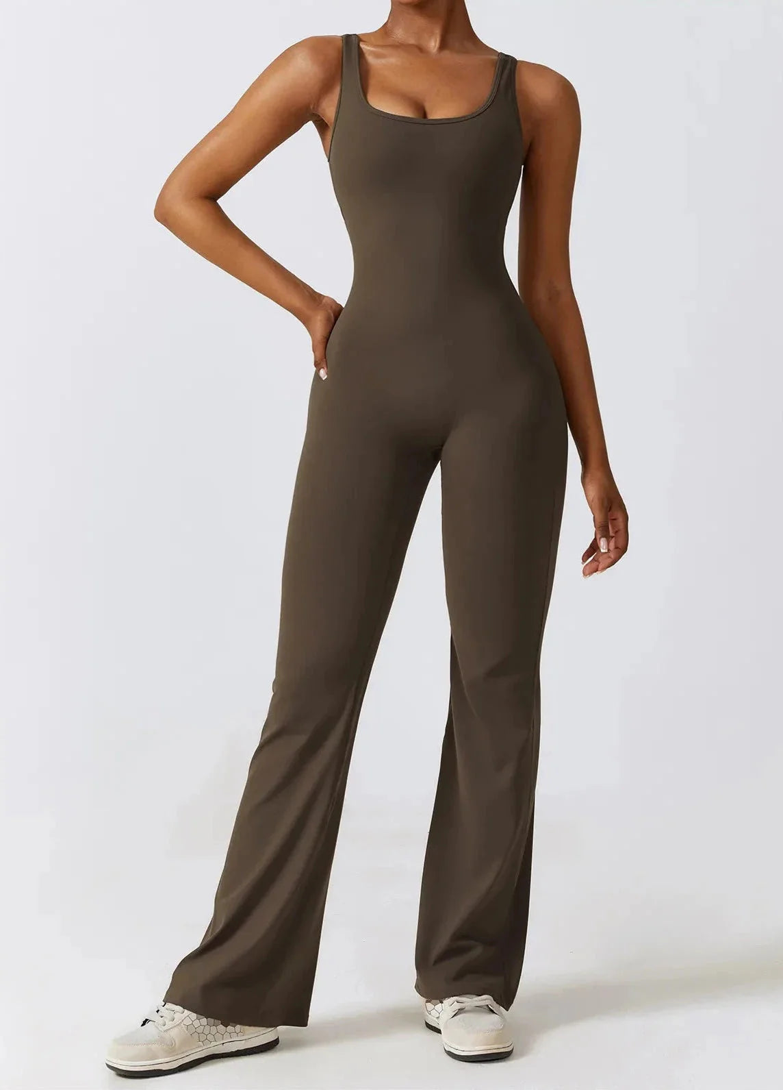 Women Jumpsuit Black Nylon | Sophia-3