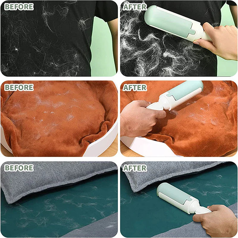Pet Hair Remover Roller | Reusable Fluff Roller for Easy Cleaning | Max-3