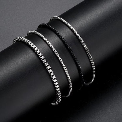Men's Bracelets Silver Stainless Steel | Vintage Style-2