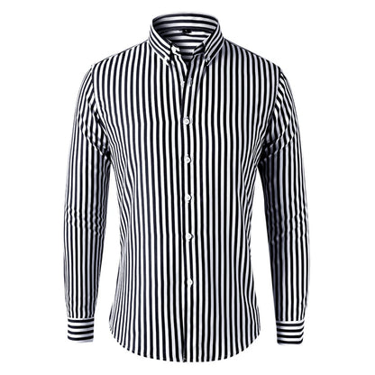 Striped Long Sleeve Shirt for Men | Ethan