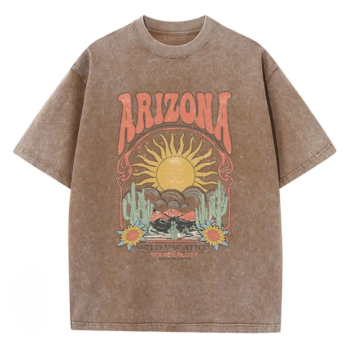 Vintage Wash Arizona Graphic T-Shirts