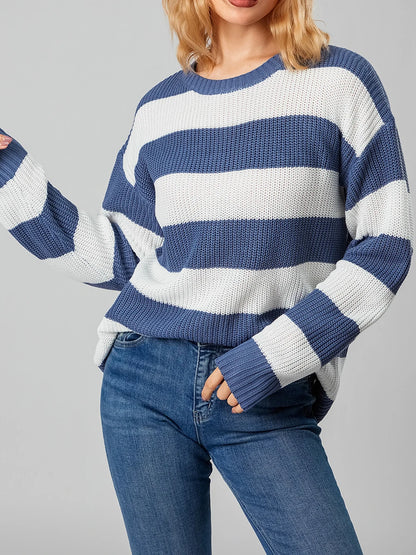 Striped Knit Sweater | Honey