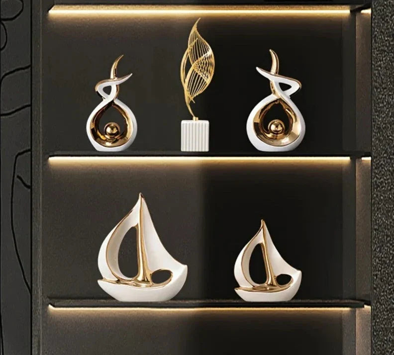 Decorative Sculpture Ceramic Nautical Art | Coastal Charm 5