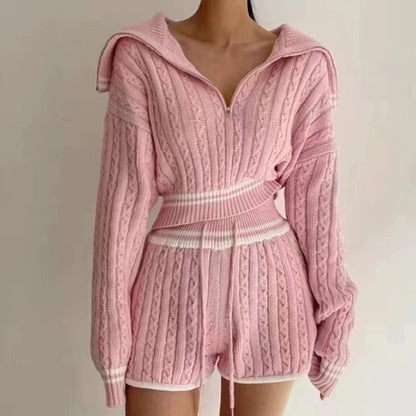 Women Cozy Knitted Two-Piece Set | Onora