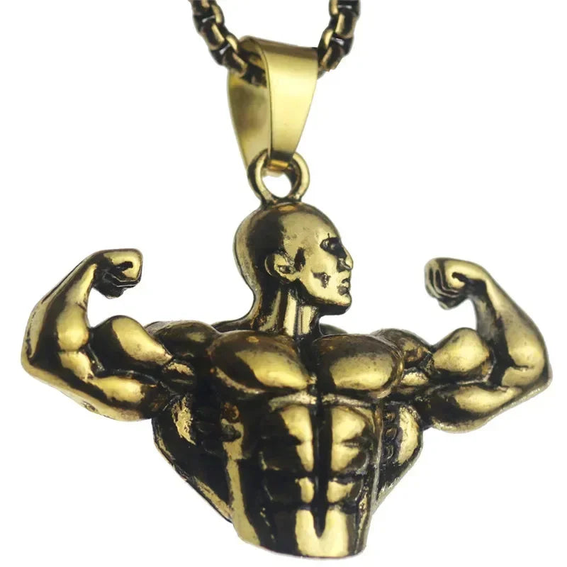 Variant image for Men's Necklace Black Boxing Gloves Pendant Metal Alloy | Urban Style-35