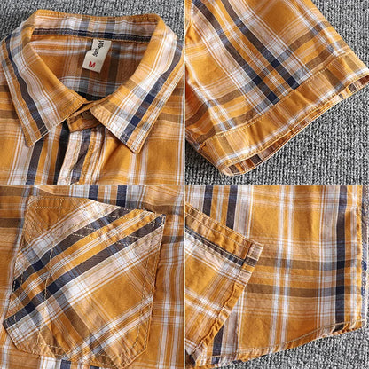 Plaid Button-Up Shirt | Chan