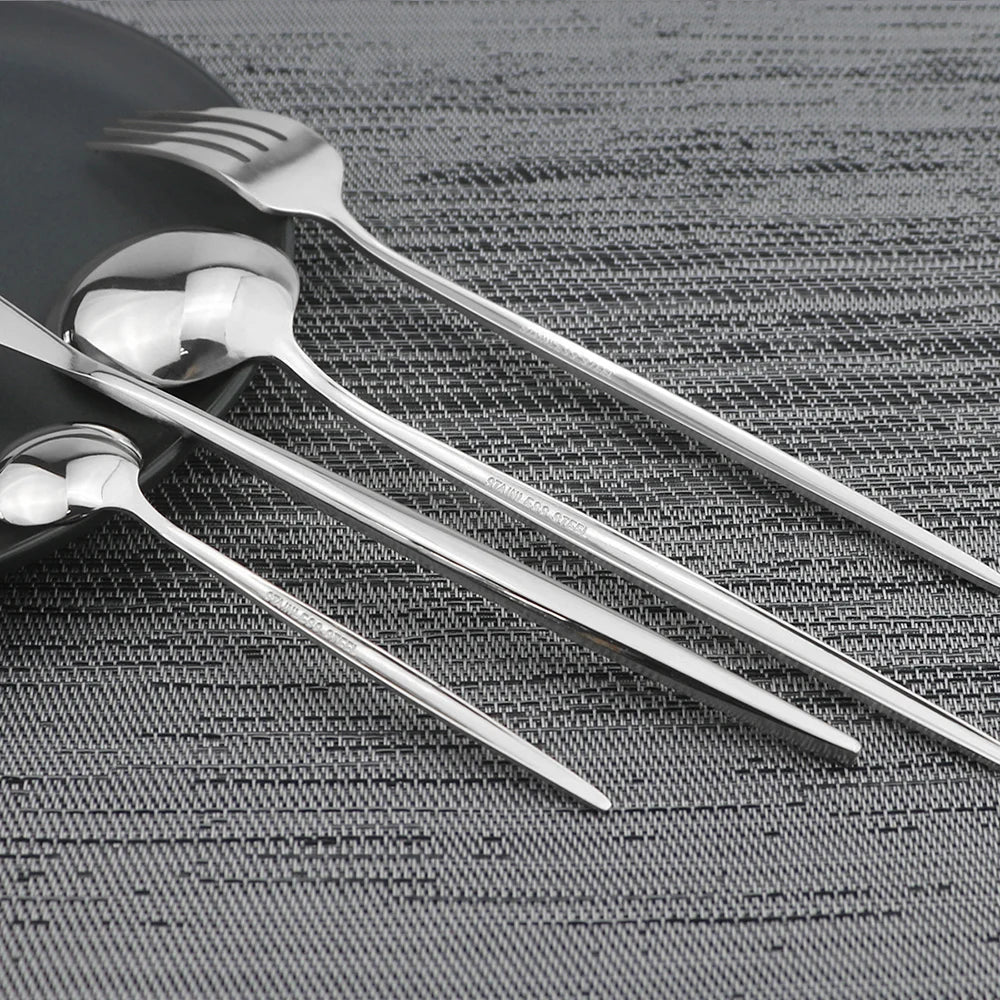 Luxury Cutlery Set 24 Pieces Stainless Steel | Elegant Dining 4