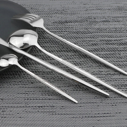 Luxury Cutlery Set 24 Pieces Stainless Steel | Elegant Dining 4