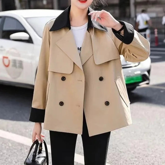 Women Double-Breasted Trench Coat | Alice