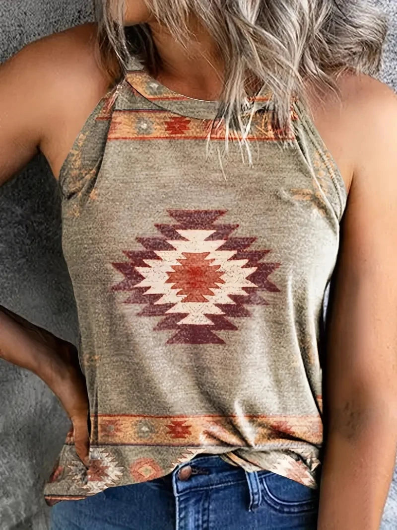 Boho Tribal Tank Top | Nelida