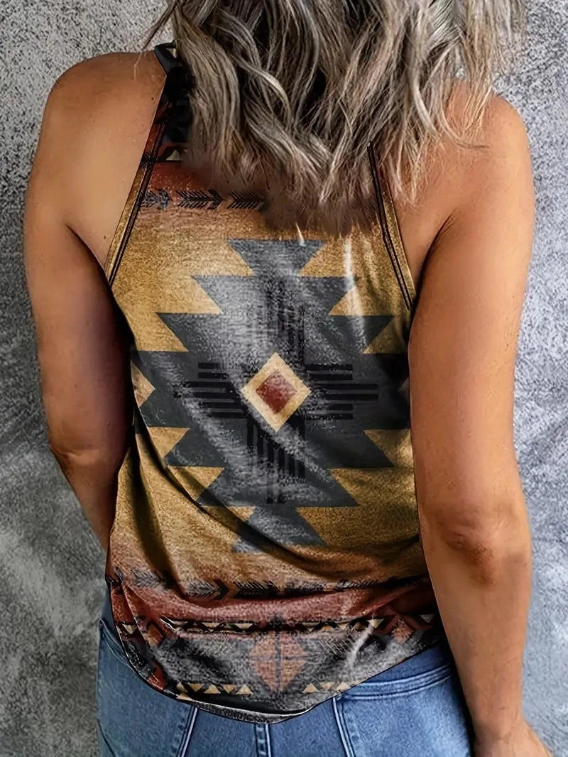 Boho Tribal Tank Top | Nelida