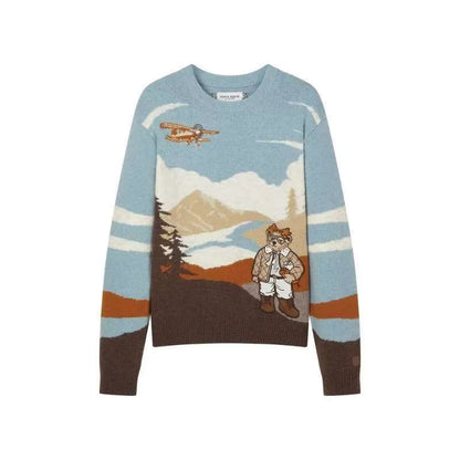 Women Adventure Bear Sweater | Clarisse
