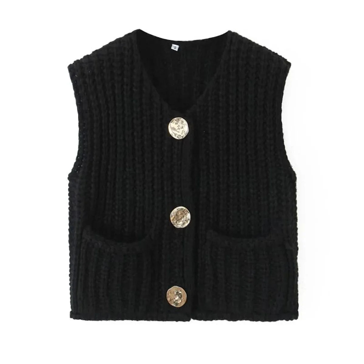 Sleeveless Knit Vest | Hestia