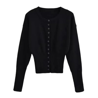 Buttoned Knit Cardigan | Flossie