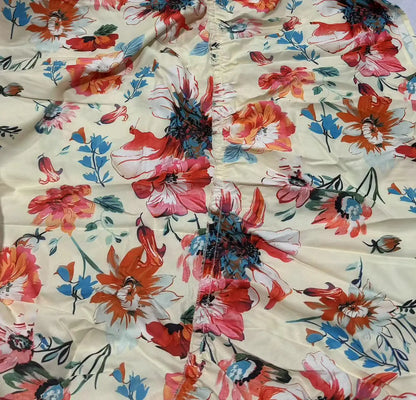 Floral Puff Sleeve Maxi Dress | Caila