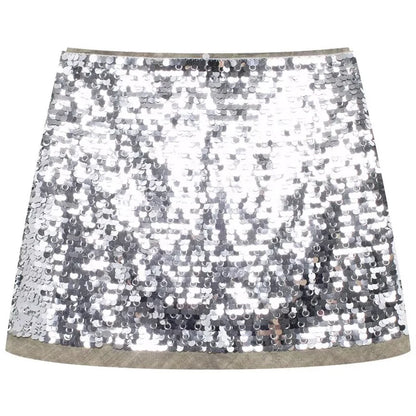 Sequined Vest & Skirt Set | Elara