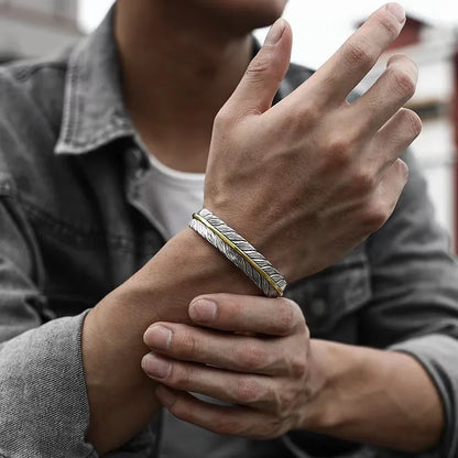 Men's Winged Cuff Bracelet | Daelen