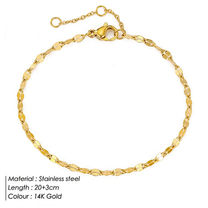 Women Double Wrap Chain Anklet | Aralise