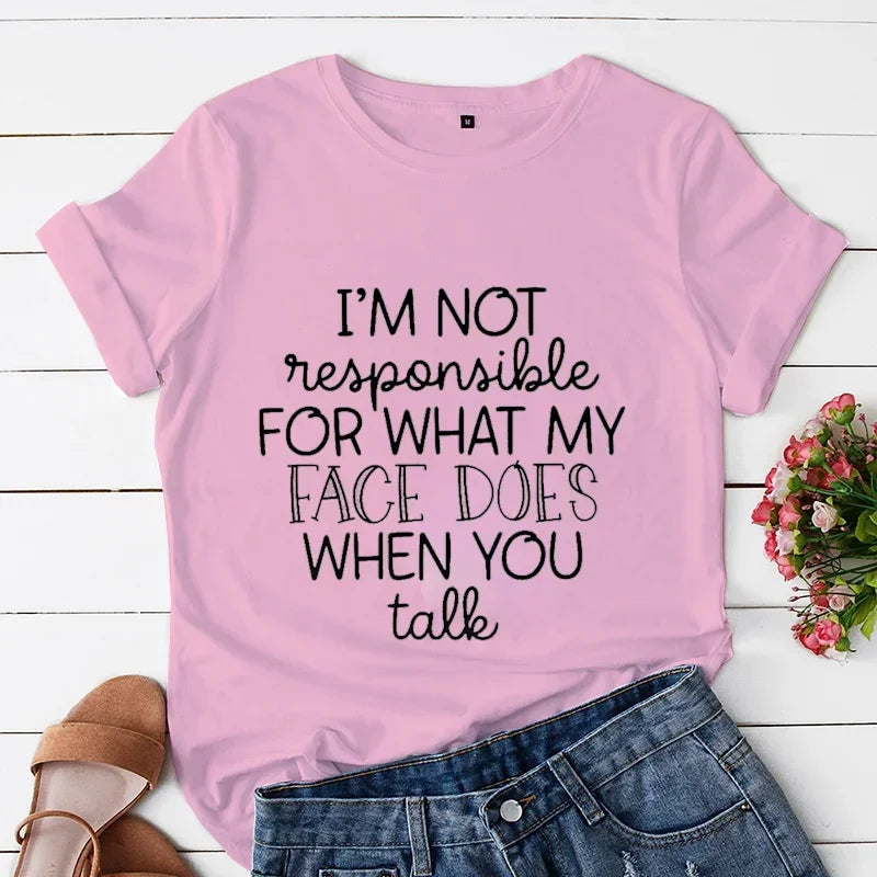 Variant image for Women Graphic Tee Black Cotton | Attitude-1