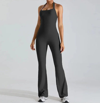 Variant image for Women Jumpsuit Black Nylon Spandex | Haven-5