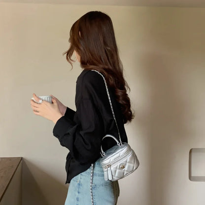 Women Quilted Mini Crossbody Bag | Amara