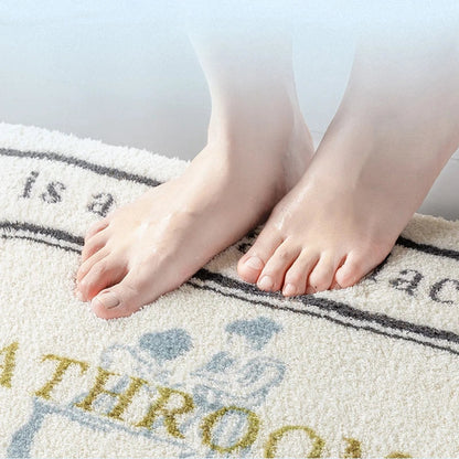 Bathroom Rug Microfiber Non-Slip | Elegance 5