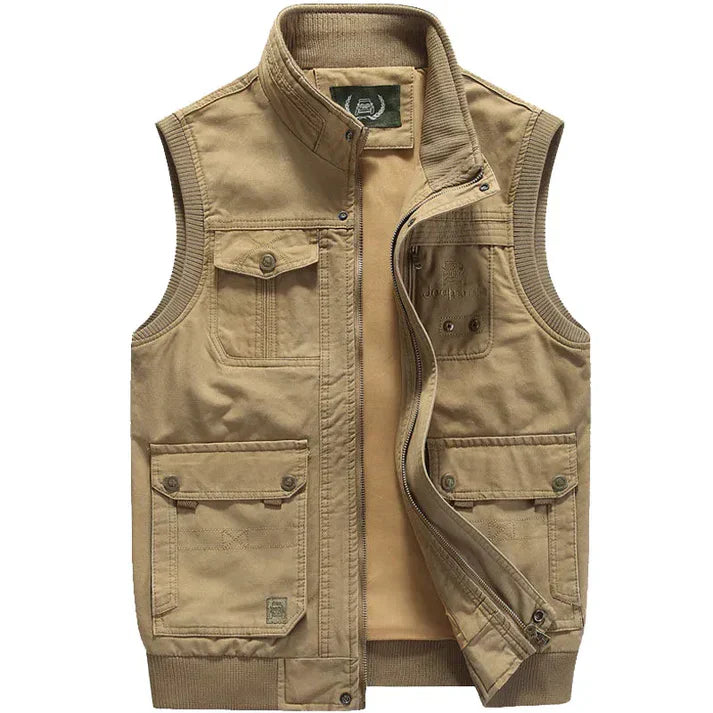 Variant image for Men's Utility Vest Black Polyester | Steffen-9