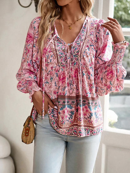 Bohemian Floral Blouse | Sophia