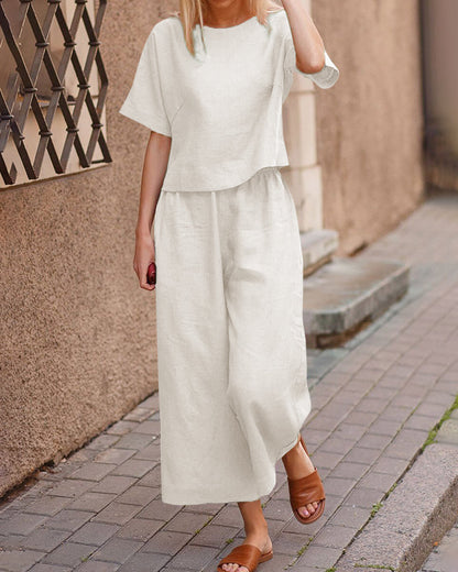 Two-Piece Linen Set | Zoe