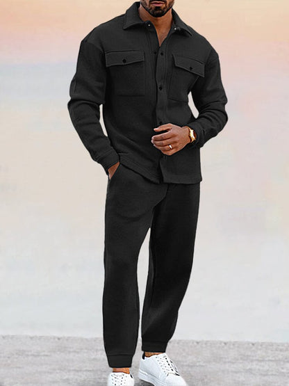 Men’s Casual Button-Up Set | Edsel