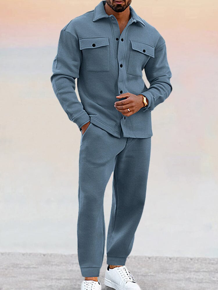 Men’s Casual Button-Up Set | Edsel
