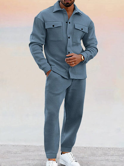 Men’s Casual Button-Up Set | Edsel