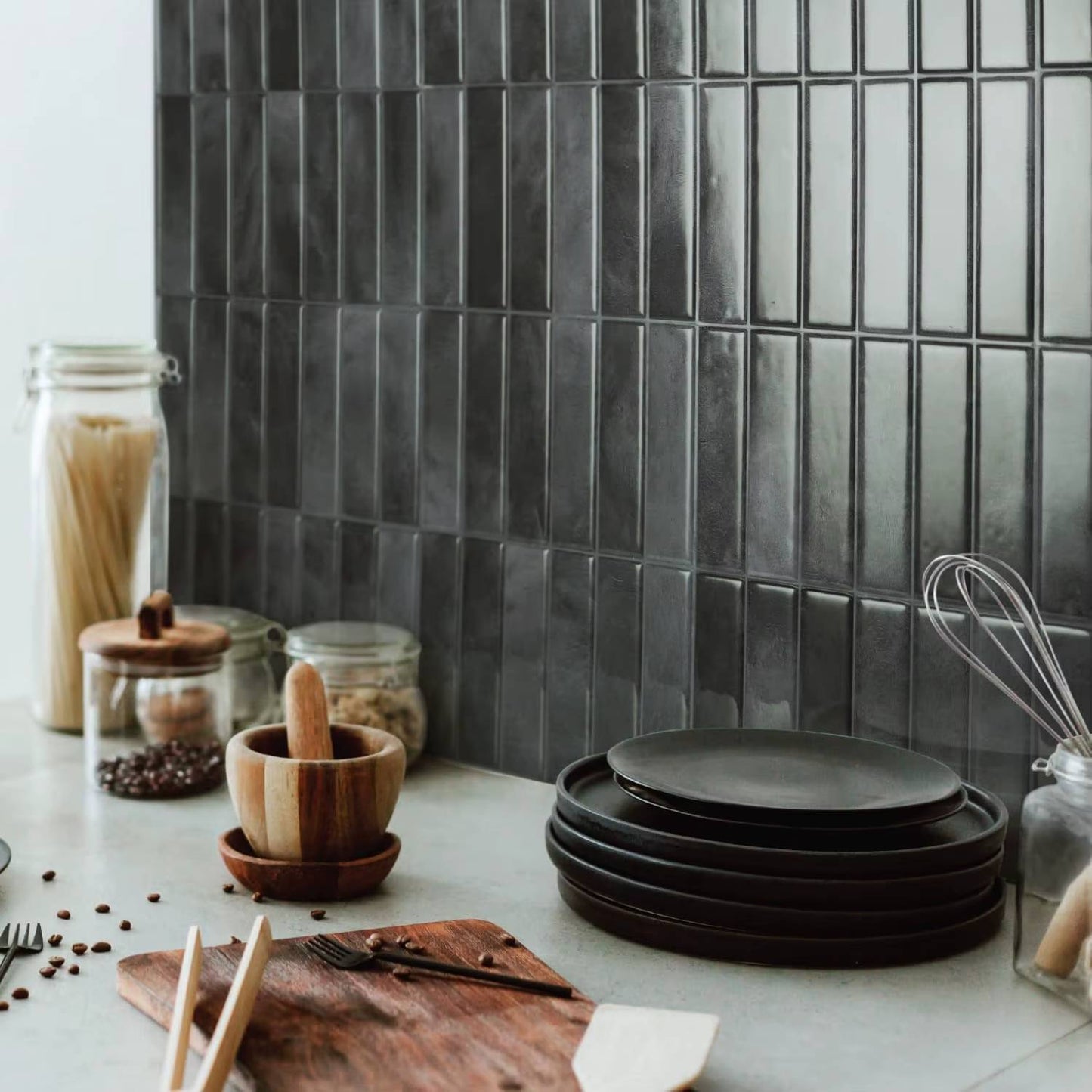 Adhesive Wall Tiles Vinyl Glossy | Home Decor Solution 4