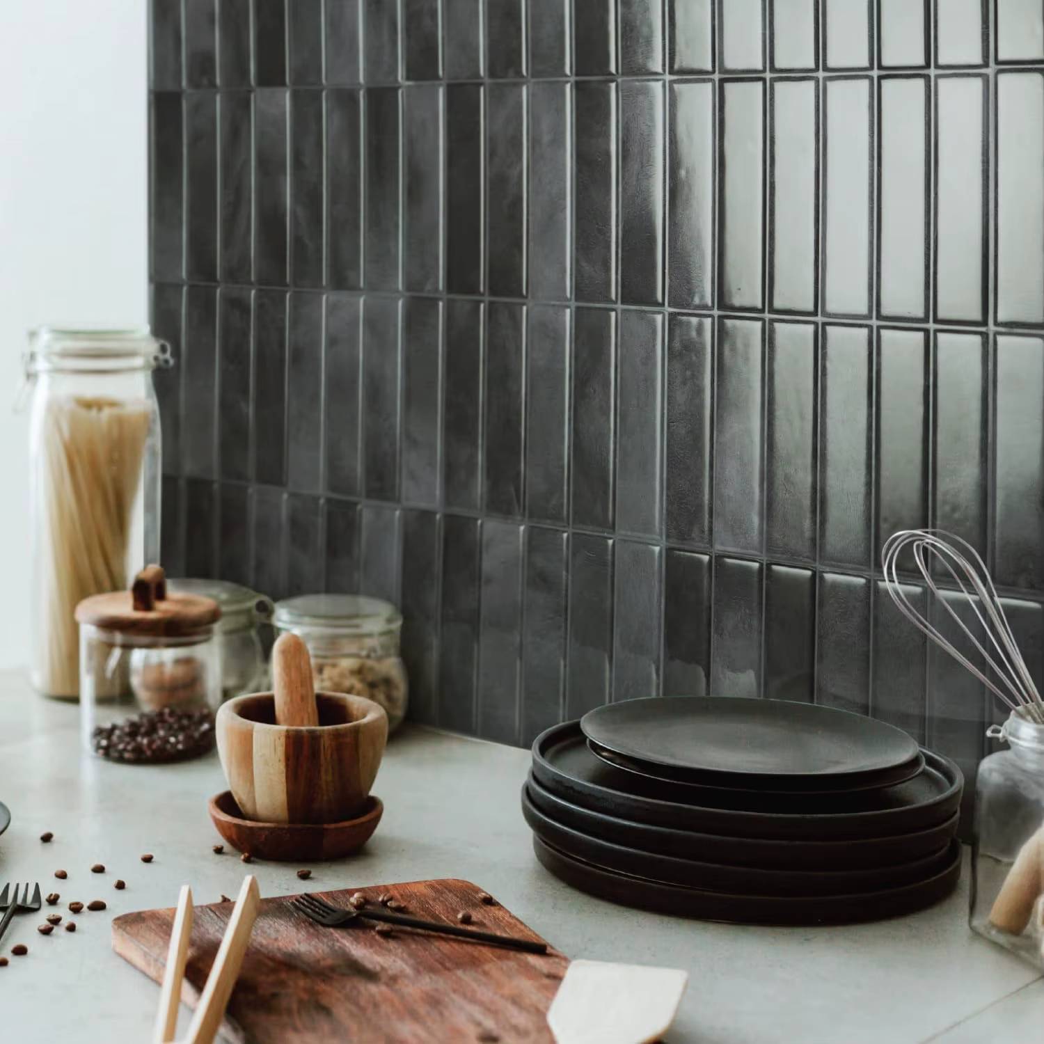 Adhesive Wall Tiles Vinyl Glossy | Home Decor Solution 4