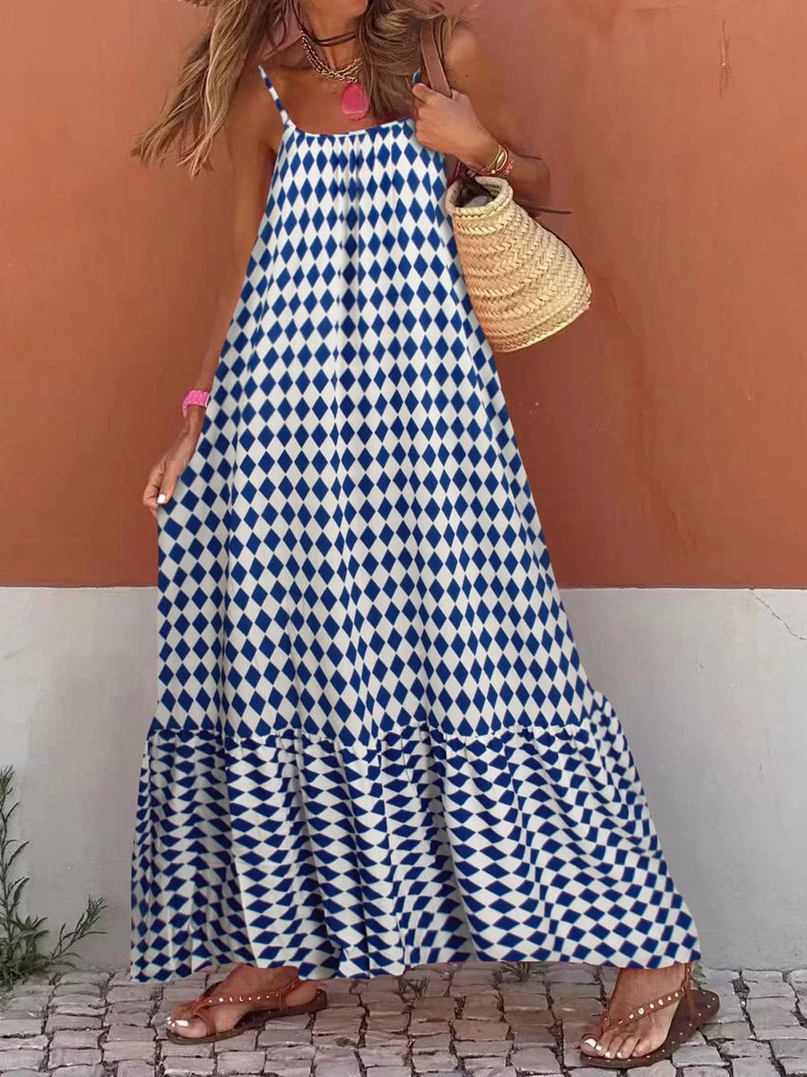 Patterned Maxi Summer Dress | Annis