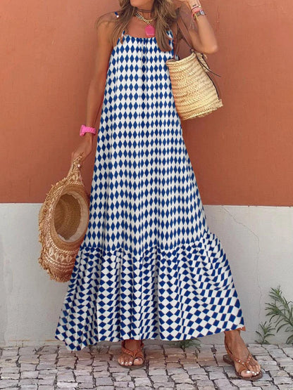 Patterned Maxi Summer Dress | Annis