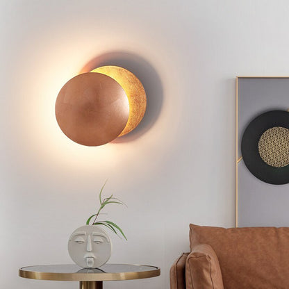 Outdoor Wall Sconce Solar Eclipse Design Weather-Resistant | Artistic Lighting Accent-5
