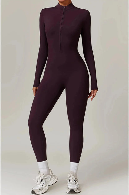Variant image for Women Jumpsuit Black Nylon Spandex | Aurora-17