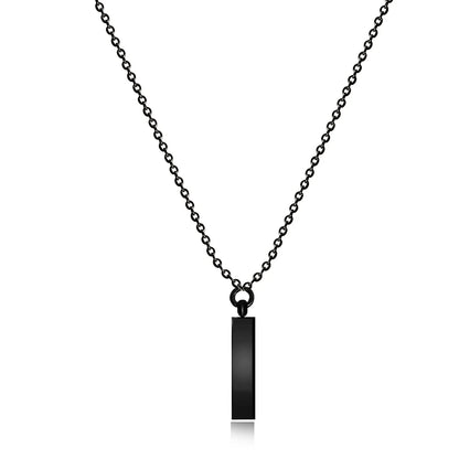 Variant image for Men's Pendant Necklace Silver Stainless Steel | Urban Style-8