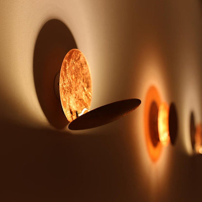 Outdoor Wall Sconce Solar Eclipse Design Weather-Resistant | Artistic Lighting Accent-3