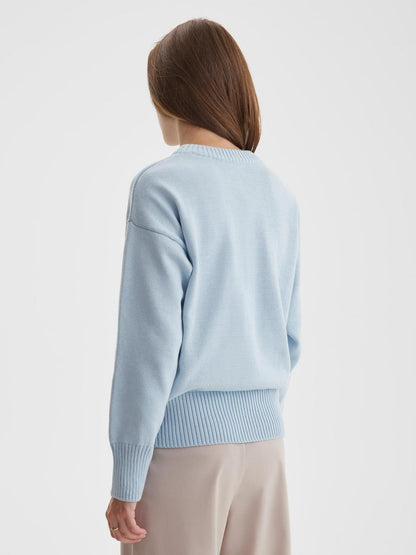 Women Minimalist Knit Sweater | Hanelle