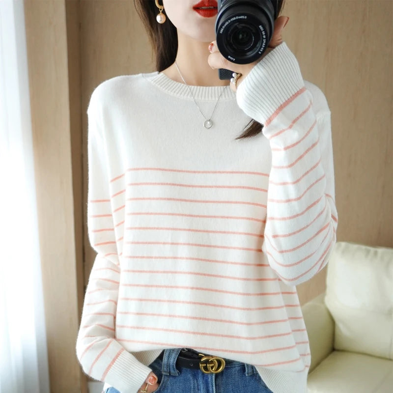 Striped Knit Sweater | Debora