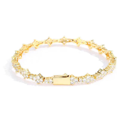 Men Diamond Link Chain Bracelet | Ronel