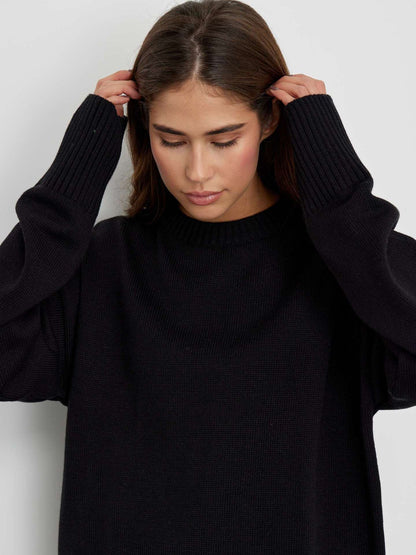Women Minimalist Knit Sweater | Hanelle