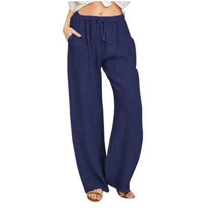 High-Waisted Wide-Leg Drawstring Pants | Nova