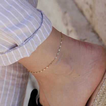 Women Double Wrap Chain Anklet | Aralise