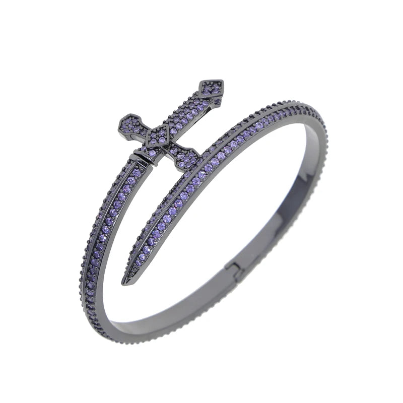 Men Pave Nail-Shaped Bracelet | Zorion